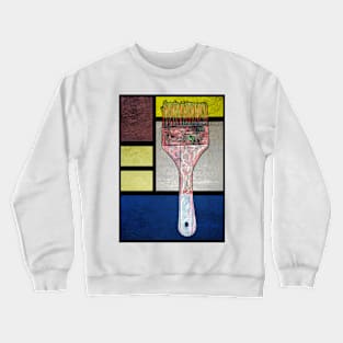 Artist Brush On Geometric Patterns Crewneck Sweatshirt